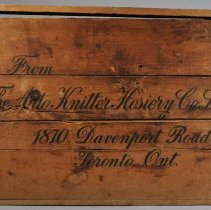 Auto Knitter Machine & Shipping Crate