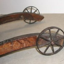 Back wheels of rolling chair