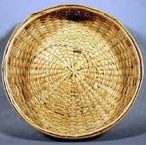 Interior of basket's lid