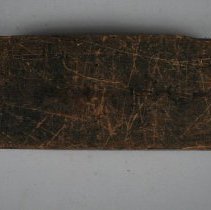 Underside of the planing tool