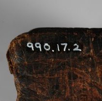 Catalogue number at a corner area of the tool