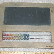 Child's Slate with Bead Counters