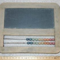 Child's Slate with Bead Counters