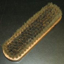 Natural bristles of brush