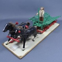 Carving - Hay wagon in Winter