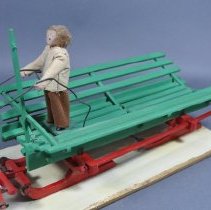 Carving - Hay wagon in Winter