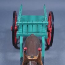 Single Ox Cart Folk Art Carving