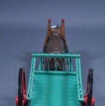 Single Ox Cart Folk Art Carving