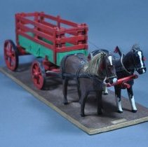 Folk Art Farm Wagon