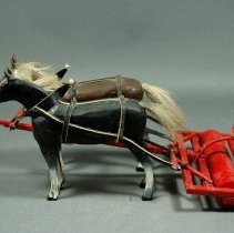 Folk Art  Horse-Drawn Land Roller