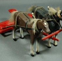 Folk Art  Horse-Drawn Land Roller