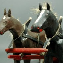 Folk Art  Horse-Drawn Land Roller