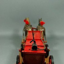 Folk Art Horse-Drawn Water Wagon
