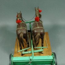 Folk Art Model of a Horse-Drawn Seed Drill
