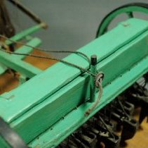 Folk Art Model of a Horse-Drawn Seed Drill