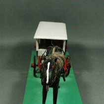 Folk Art Model of a Horse-Drawn Van