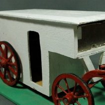 Folk Art Model of a Horse-Drawn Van