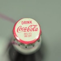 Miniature Novelty Plastic Coca-Cola Bottle