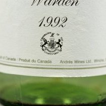 Wine Bottle From the Warden's Banquet (1992)