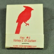 Matchbook - front flap closed