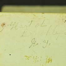 Box, Candy - detail, writing