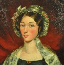 Painting - Closeup of face