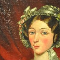 Painting - Detail of surface of painting