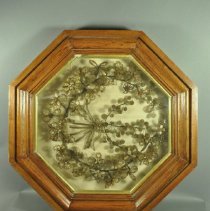 Wreath, Hairwork - front