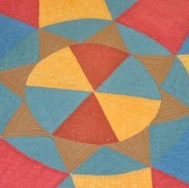 Quilt - Front centre pie detail