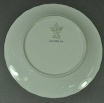 Plate, Commemorative - Back view