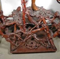 Lower end of sculpture (frontal view)