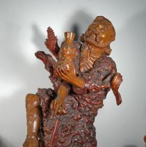 Chinese sculpture frontal upper view