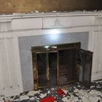 Mantel as it was in situ in Branningham Grove in October 2016