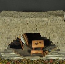 Roof view from back of model