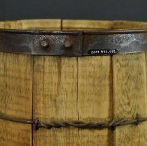 Detail of metal rim and bolts