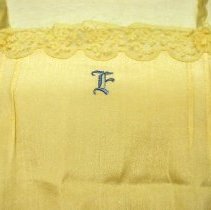 Front view detail of embroidery