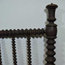 Footboard top proper left inside view