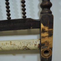 Footboard proper right leg inside view