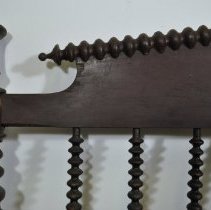 Headboard top proper right inside view