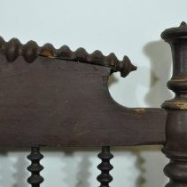 Headboard top proper left inside view