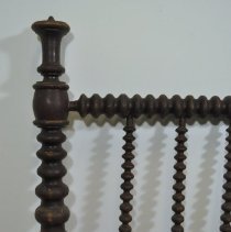 Footboard top proper right inside view