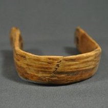 Detail of split wood