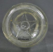 Underside view and maker's mark