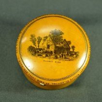 top view lid needlework box