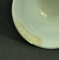 Toy Ironstone China Tea Cup & Saucer (1850s)