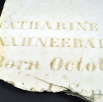 Front bottom left corner