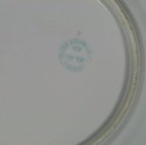 Underside view, maker's mark