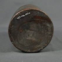 Under side view of jar (a)
