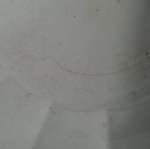 Close up on damage (top side view)