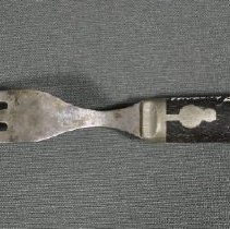 Close up back view of fork (b)